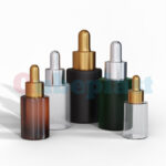 Flat Shoulder Glass Bottle